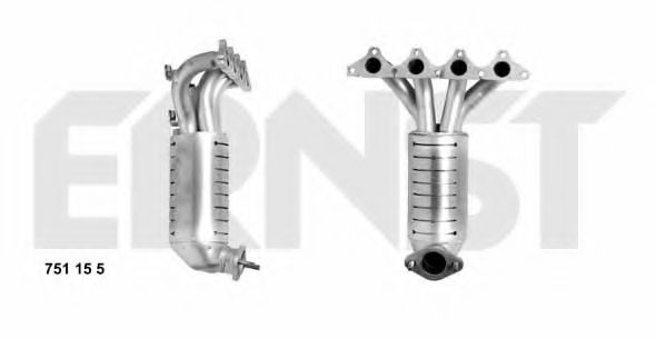 ERNST 751155 Катализатор; Катализатор коллектора для HYUNDAI VERNA II (Хендай Vэрна 2) ERNST 751155 Катализатор; Катализатор коллектора для HYUNDAI VERNA II (Хендай Vэрна 2)