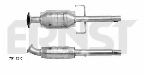 ERNST 751230 Катализатор для MAZDA 6 (Мазда 6) ERNST 751230 Катализатор для MAZDA 6 (Мазда 6)