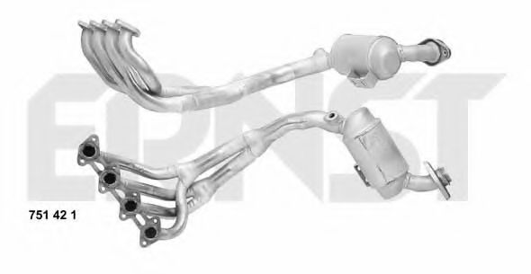 ERNST 751421 Катализатор для MERCEDES-BENZ A-CLASS (Мэрcэдэс-бэнз А класс) ERNST 751421 Катализатор для MERCEDES-BENZ A-CLASS (Мэрcэдэс-бэнз А класс)