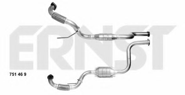 ERNST 751469 Катализатор для MERCEDES-BENZ VITO (Мэрcэдэс-бэнз Вито) ERNST 751469 Катализатор для MERCEDES-BENZ VITO (Мэрcэдэс-бэнз Вито)