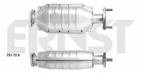 ERNST 751728 Катализатор для MITSUBISHI SPACE STAR (Митсубиши/митсубиси Спэйс стар)