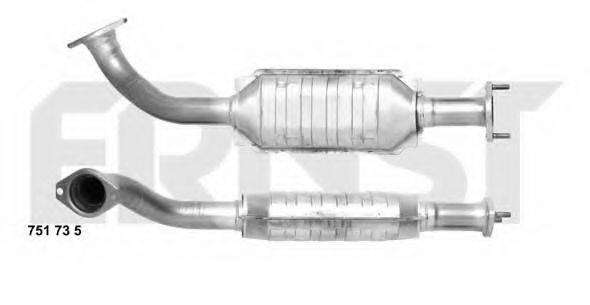 ERNST 751735 Катализатор для MITSUBISHI PAJERO III (Митсубиши/митсубиси Паджеро 3) ERNST 751735 Катализатор для MITSUBISHI PAJERO III (Митсубиши/митсубиси Паджеро 3)