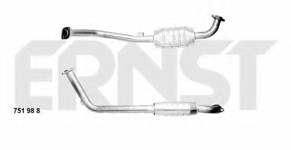 ERNST 751988 Катализатор для OPEL OMEGA B (Опель Омега б) ERNST 751988 Катализатор для OPEL OMEGA B (Опель Омега б)