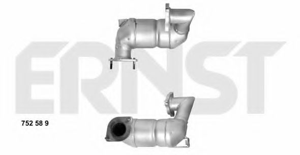 ERNST 752589 Катализатор для RENAULT ESPACE IV (Рено Эспейс 4) ERNST 752589 Катализатор для RENAULT ESPACE IV (Рено Эспейс 4)