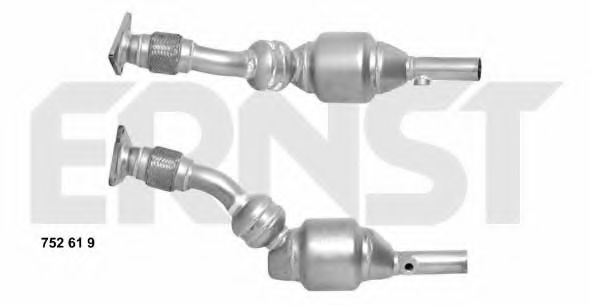 ERNST 752619 Катализатор для RENAULT SCNIC II (Рено Сценик 2) ERNST 752619 Катализатор для RENAULT SCNIC II (Рено Сценик 2)