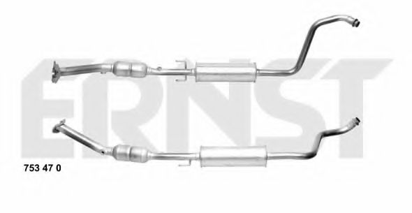ERNST 753470 Катализатор для TOYOTA ECHO (Тойота/тоета Эчо) ERNST 753470 Катализатор для TOYOTA ECHO (Тойота/тоета Эчо)
