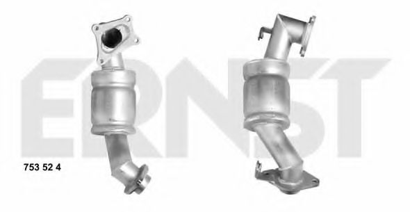 ERNST 753524 Катализатор для TOYOTA ECHO VERSO (Тойота/тоета Эчо vэрсо) ERNST 753524 Катализатор для TOYOTA ECHO VERSO (Тойота/тоета Эчо vэрсо)