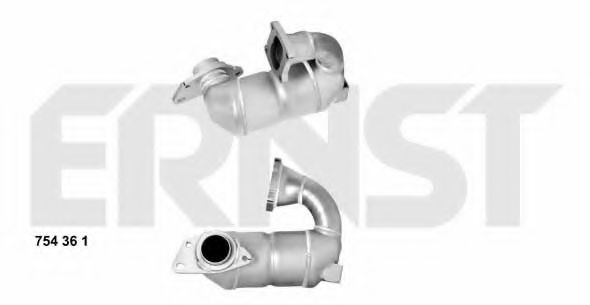 ERNST 754361 Катализатор для RENAULT TWINGO II (Рено Твинго 2) ERNST 754361 Катализатор для RENAULT TWINGO II (Рено Твинго 2)