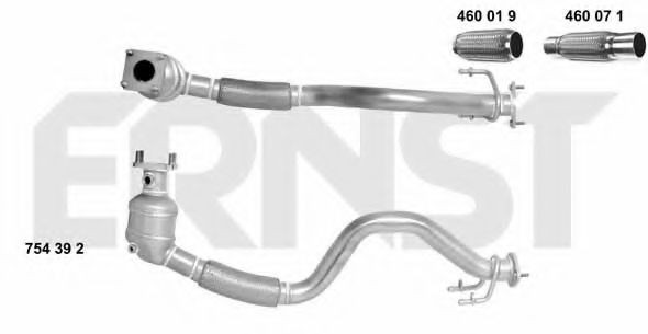 ERNST 754392 Катализатор для VOLKSWAGEN JETTA I (Фольксваген Жэтта и) ERNST 754392 Катализатор для VOLKSWAGEN JETTA I (Фольксваген Жэтта и)