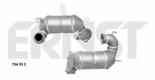 ERNST 754552 Катализатор для CITROËN C4 GRAND PICASSO I (CитроËн С4 гранд пикассо1) ERNST 754552 Катализатор для CITROËN C4 GRAND PICASSO I (CитроËн С4 гранд пикассо1)