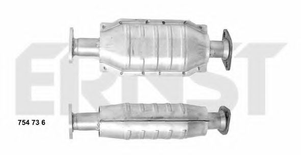 ERNST 754736 Катализатор для HONDA CR-V I (Хонда Срв 1) ERNST 754736 Катализатор для HONDA CR-V I (Хонда Срв 1)