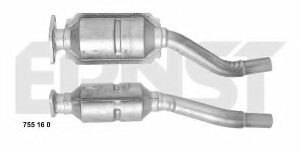 ERNST 755160 Катализатор для FIAT SEICENTO / 600 (Фиат Сэиcэнто / 600) ERNST 755160 Катализатор для FIAT SEICENTO / 600 (Фиат Сэиcэнто / 600)