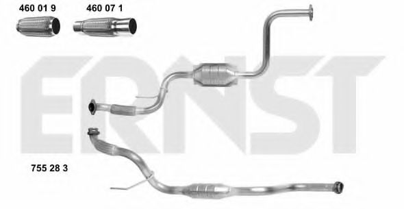 ERNST 755283 Катализатор для MERCEDES-BENZ VITO (Мэрcэдэс-бэнз Вито) ERNST 755283 Катализатор для MERCEDES-BENZ VITO (Мэрcэдэс-бэнз Вито)