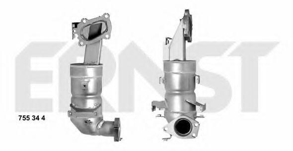 ERNST 755344 Катализатор для NISSAN X-TRAIL (Ниссан Х-трэл)