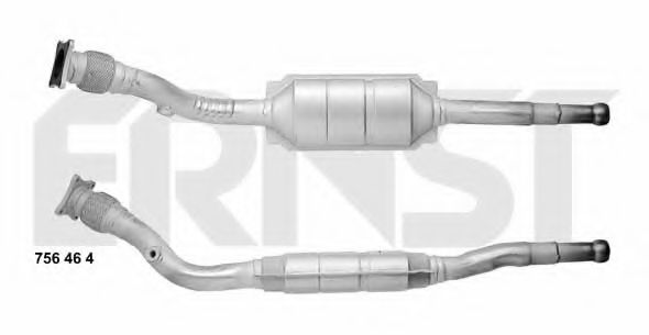 ERNST 756464 Катализатор для VOLVO S70 (Вольво С70) ERNST 756464 Катализатор для VOLVO S70 (Вольво С70)