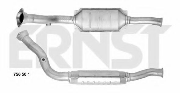 ERNST 756501 Катализатор для CITROËN EVASION (CитроËн Эвазион) ERNST 756501 Катализатор для CITROËN EVASION (CитроËн Эвазион)