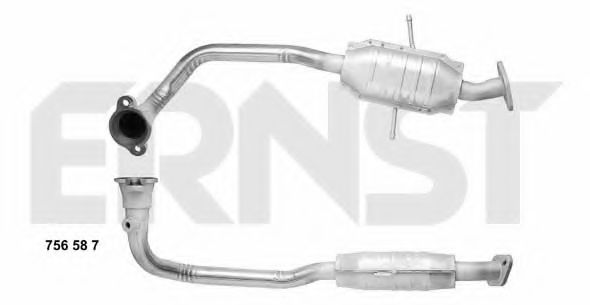 ERNST 756587 Катализатор для FORD MONDEO (Форд Мондэо) ERNST 756587 Катализатор для FORD MONDEO (Форд Мондэо)