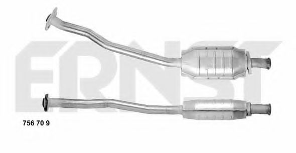 ERNST 756709 Катализатор для OPEL (Опель) ERNST 756709 Катализатор для OPEL (Опель)