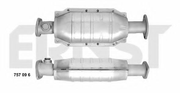 ERNST 757096 Катализатор для RENAULT 19 II (Рено 19 2) ERNST 757096 Катализатор для RENAULT 19 II (Рено 19 2)