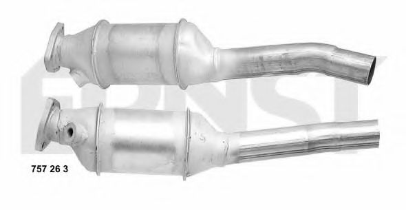 ERNST 757263 Катализатор для AUDI 80 (Ауди 80) ERNST 757263 Катализатор для AUDI 80 (Ауди 80)