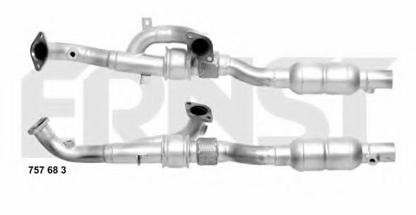 ERNST 757683 Катализатор для ROVER 75 ER (Ровер 75 эр) ERNST 757683 Катализатор для ROVER 75 ER (Ровер 75 эр)