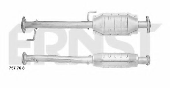 ERNST 757768 Катализатор для SUZUKI X-90 (Сузуки X-90) ERNST 757768 Катализатор для SUZUKI X-90 (Сузуки X-90)