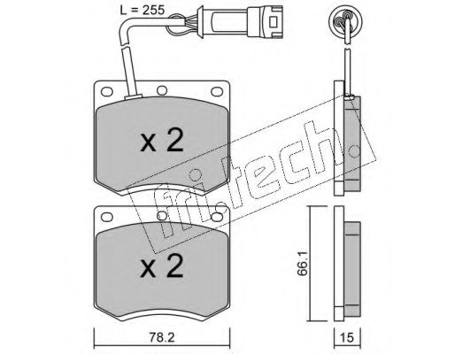 fri.tech. 025.1 Тормозные колодки для FORD GRANADA (Форд Гранада) fri.tech. 025.1 Тормозные колодки для FORD GRANADA (Форд Гранада)