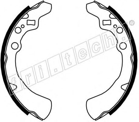 fri.tech. 1026.334 Тормозные колодоки для DAIHATSU DOMINO II (Дайхатсу Домино 2) fri.tech. 1026.334 Тормозные колодоки для DAIHATSU DOMINO II (Дайхатсу Домино 2)