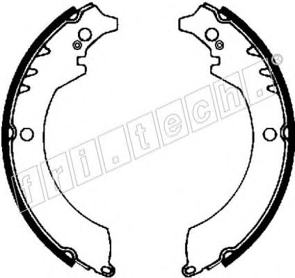 fri.tech. 1026.335 Тормозные колодоки для DAIHATSU WILDCAT/ROCKY (Дайхатсу Вилдcат/роcкъ) fri.tech. 1026.335 Тормозные колодоки для DAIHATSU WILDCAT/ROCKY (Дайхатсу Вилдcат/роcкъ)