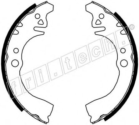 fri.tech. 1026.344 Тормозные колодоки для DAIHATSU VALERA IV (Дайхатсу Vалэра иv) fri.tech. 1026.344 Тормозные колодоки для DAIHATSU VALERA IV (Дайхатсу Vалэра иv)