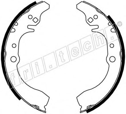 fri.tech. 1026.348 Тормозные колодоки для DAIHATSU GRAN MOVE (Дайхатсу Гран моvэ) fri.tech. 1026.348 Тормозные колодоки для DAIHATSU GRAN MOVE (Дайхатсу Гран моvэ)