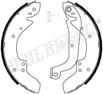 fri.tech. 1034.083 Тормозные колодоки для FIAT DUCATO (Фиат Дукато) fri.tech. 1034.083 Тормозные колодоки для FIAT DUCATO (Фиат Дукато)