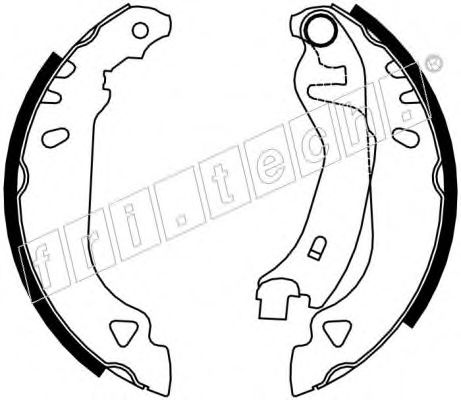 fri.tech. 1034.090 Тормозные колодоки для FIAT PUNTO (Фиат Пунто) fri.tech. 1034.090 Тормозные колодоки для FIAT PUNTO (Фиат Пунто)