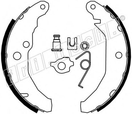 fri.tech. 1040.122K Тормозные колодоки для FORD (Форд) fri.tech. 1040.122K Тормозные колодоки для FORD (Форд)