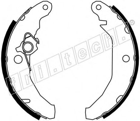 fri.tech. 1040.122Y Тормозные колодоки для FORD (Форд) fri.tech. 1040.122Y Тормозные колодоки для FORD (Форд)