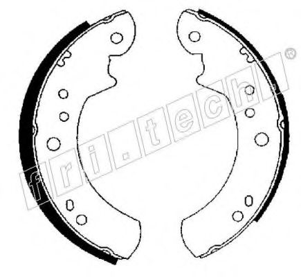 fri.tech. 1040.125 Тормозные колодоки 