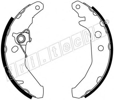 fri.tech. 1040.129Y Тормозные колодоки 