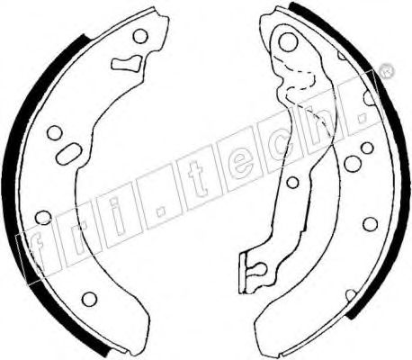 fri.tech. 1040.131 Тормозные колодоки 