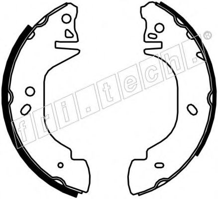 fri.tech. 1040.135 Тормозные колодоки 