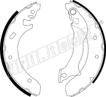 fri.tech. 1040.138 Тормозные колодоки 