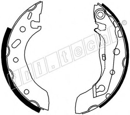 fri.tech. 1040.141 Тормозные колодоки 
