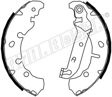 fri.tech. 1040.149 Тормозные колодоки 