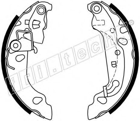 fri.tech. 1040.150 Тормозные колодоки 