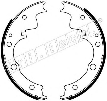 fri.tech. 1040.152 Тормозные колодоки 