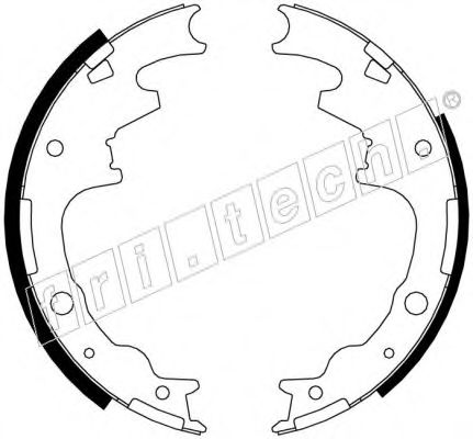 fri.tech. 1040.153 Тормозные колодоки 