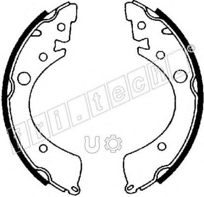 fri.tech. 1044.008 Тормозные колодоки 