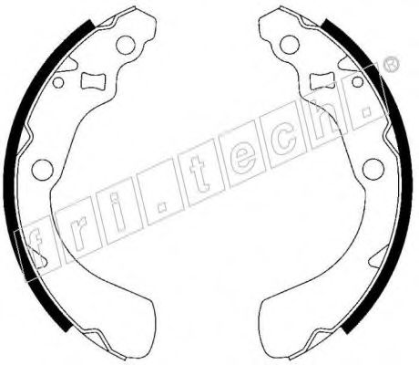 fri.tech. 1044.019 Тормозные колодоки 