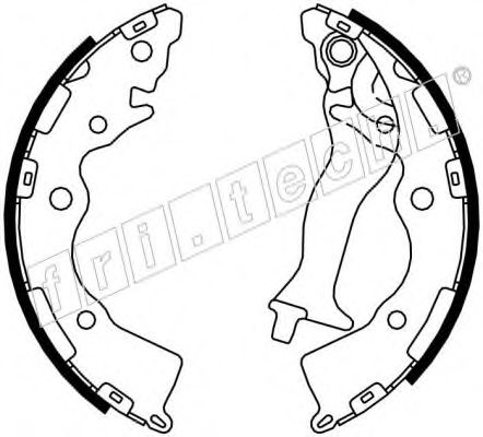 fri.tech. 1046.218 Тормозные колодоки 