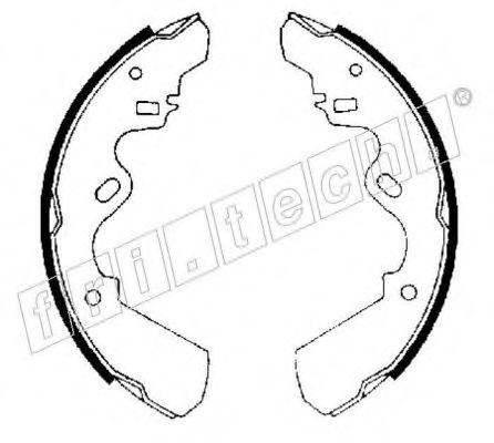 fri.tech. 1047.353 Тормозные колодоки 