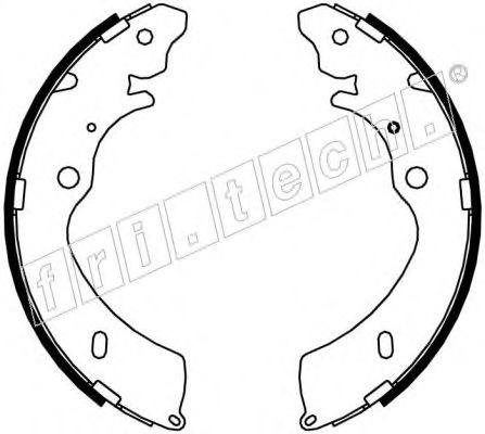 fri.tech. 1047.377 Тормозные колодоки 